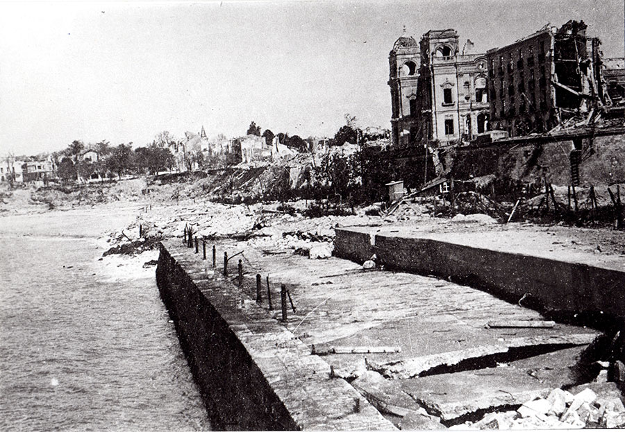 Royan bombardé